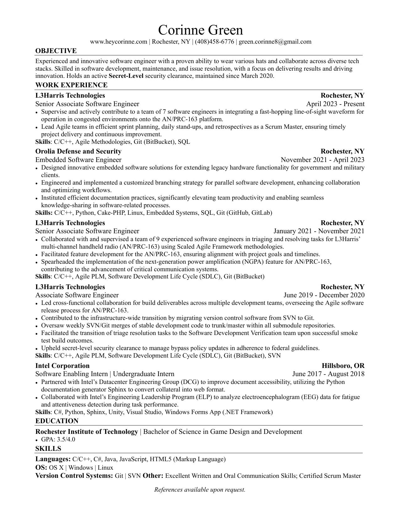 Resume